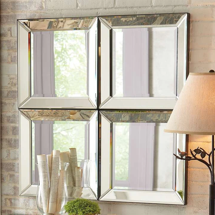 Italy modern design 3 mm clear bevel large frameless glass oval mirror 4 mm sheet silver mirror Custom decorative mirrors