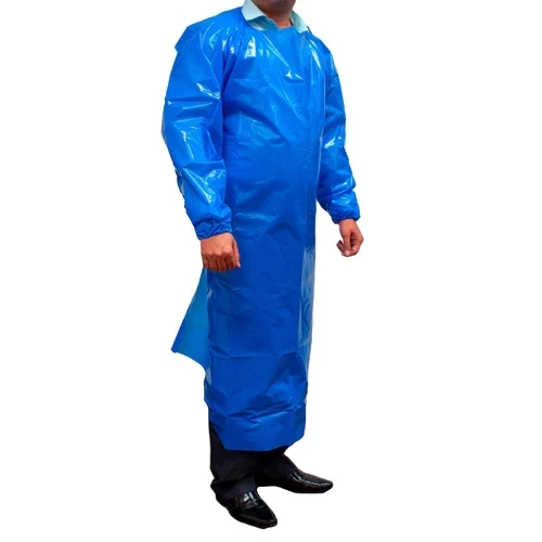 Durable Long Sleeve Chemical Resistance Full Length TPU smock apron