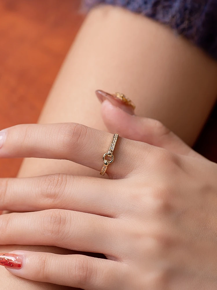 Женское кольцо 14K новая нишевая