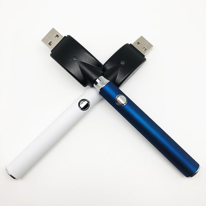 
2019 Hottest Ecig Battery 510 Thread 350mah Vape Pen Preheating Voltage Adjustable Rainbow Vertex Vape Pen Battery 