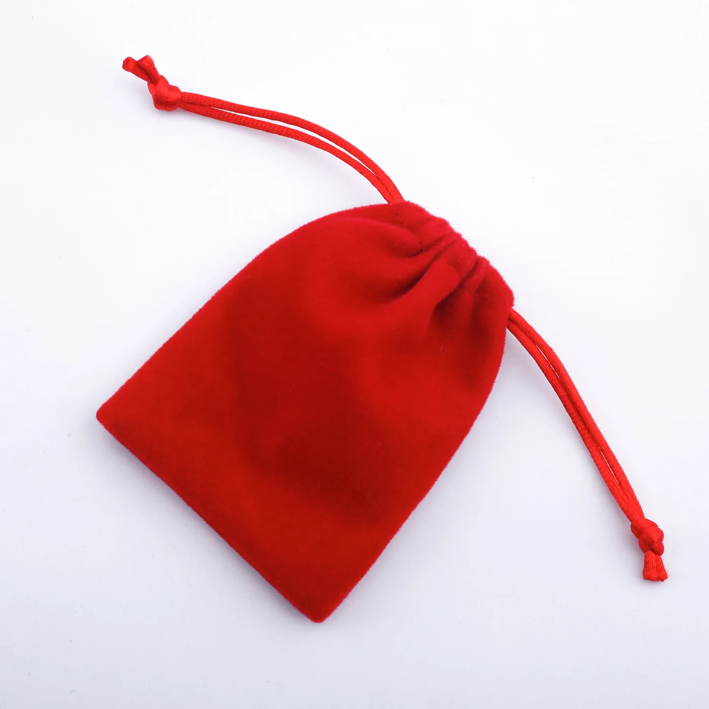 Custom Logo Printed Velvet Jewelry Pouch Personalized Jewelry Bag With Logo