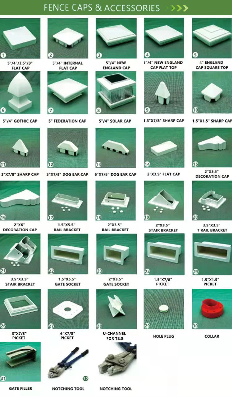 Fence Caps And Accessories