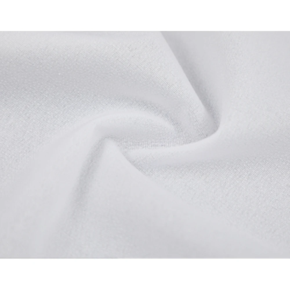 GAOXIN High Quality Eco-friendly Woven Fusible Interlining for  T-Shirt Collar