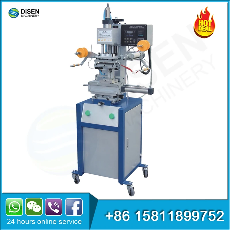 Factory Best Price Foil Hot Stamping Flat Curved Surface 168S Automatic Die-cutting & Paper Label Hot Foil Stamping Machine