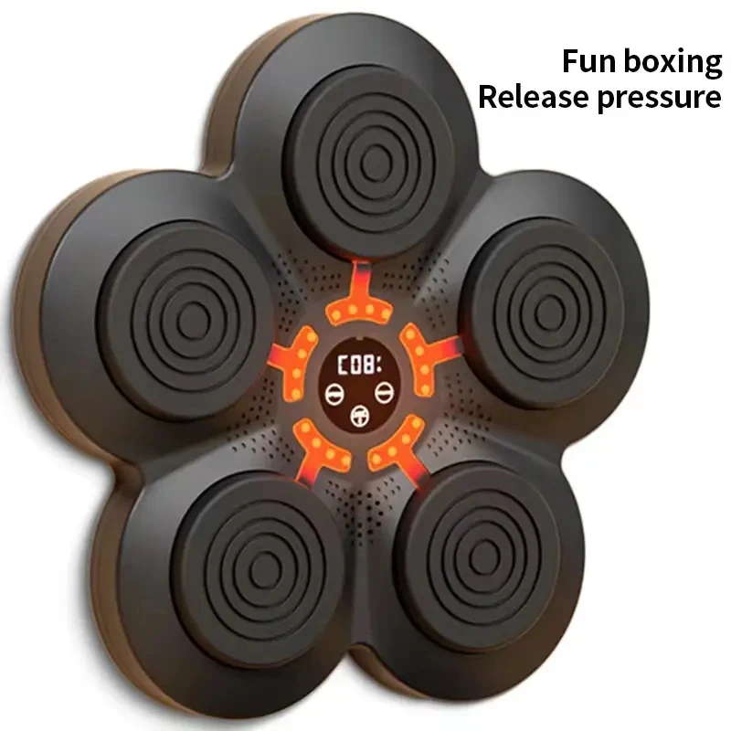Home Boxing Target Trainer Dummy Training Fitness Wall Target Pad Light Up Smart Music Boxing Machine For Adult