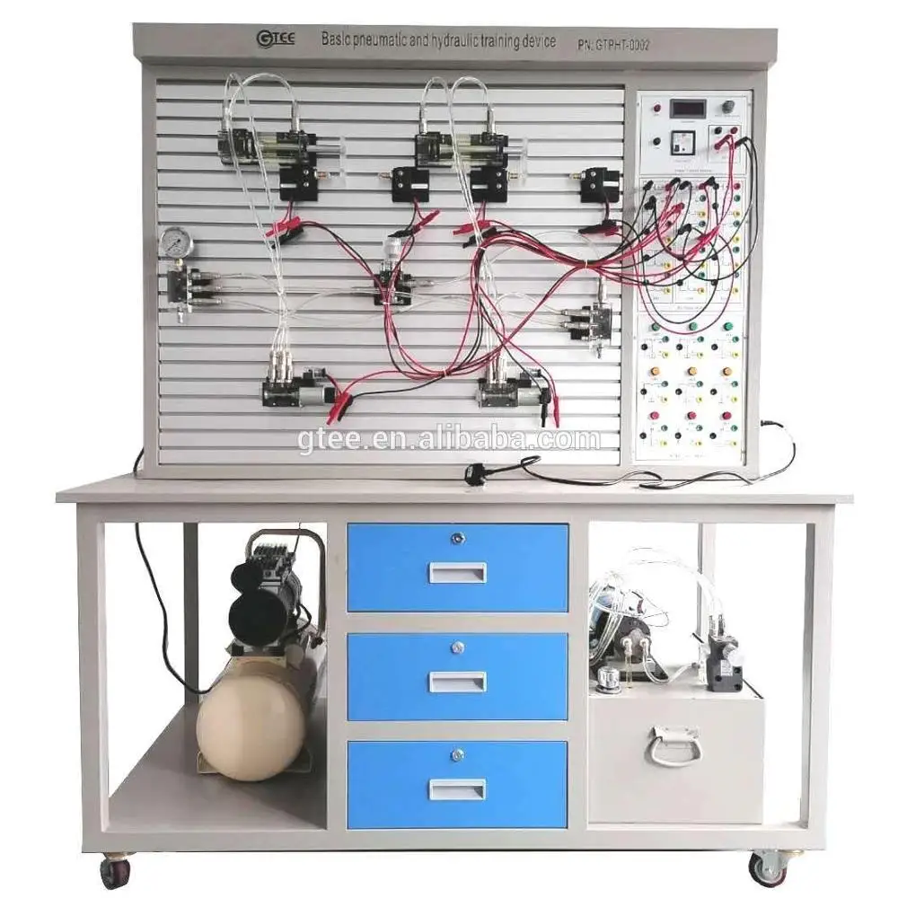 Basic pneumatic and hydraulic training device school laboratory  equipment