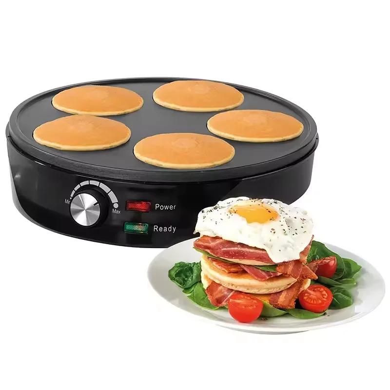 Aifa round snack Electric 3 in 1 Detachable heart shape stainless steel waffle crepe maker