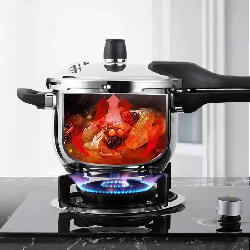 304 Stainless Steel Pressure Cooker household Multi capacity pressure cooker gas induction cooker universal