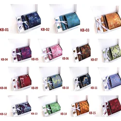 Оптовая продажа, тканый Шелковый галстук, набор мужских галстуков с цветами