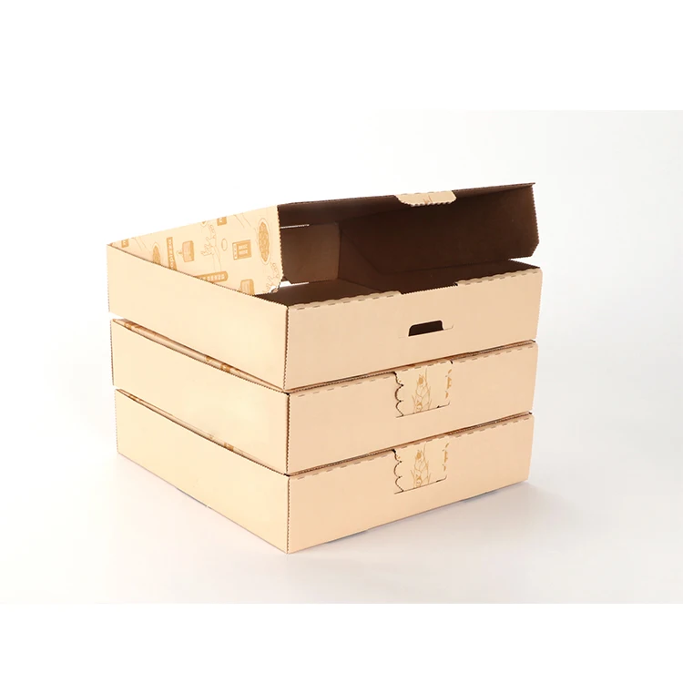 Wholesale custom recyclable color pizza boxes 9/10/11/12/13/16 inches boxes for food packing