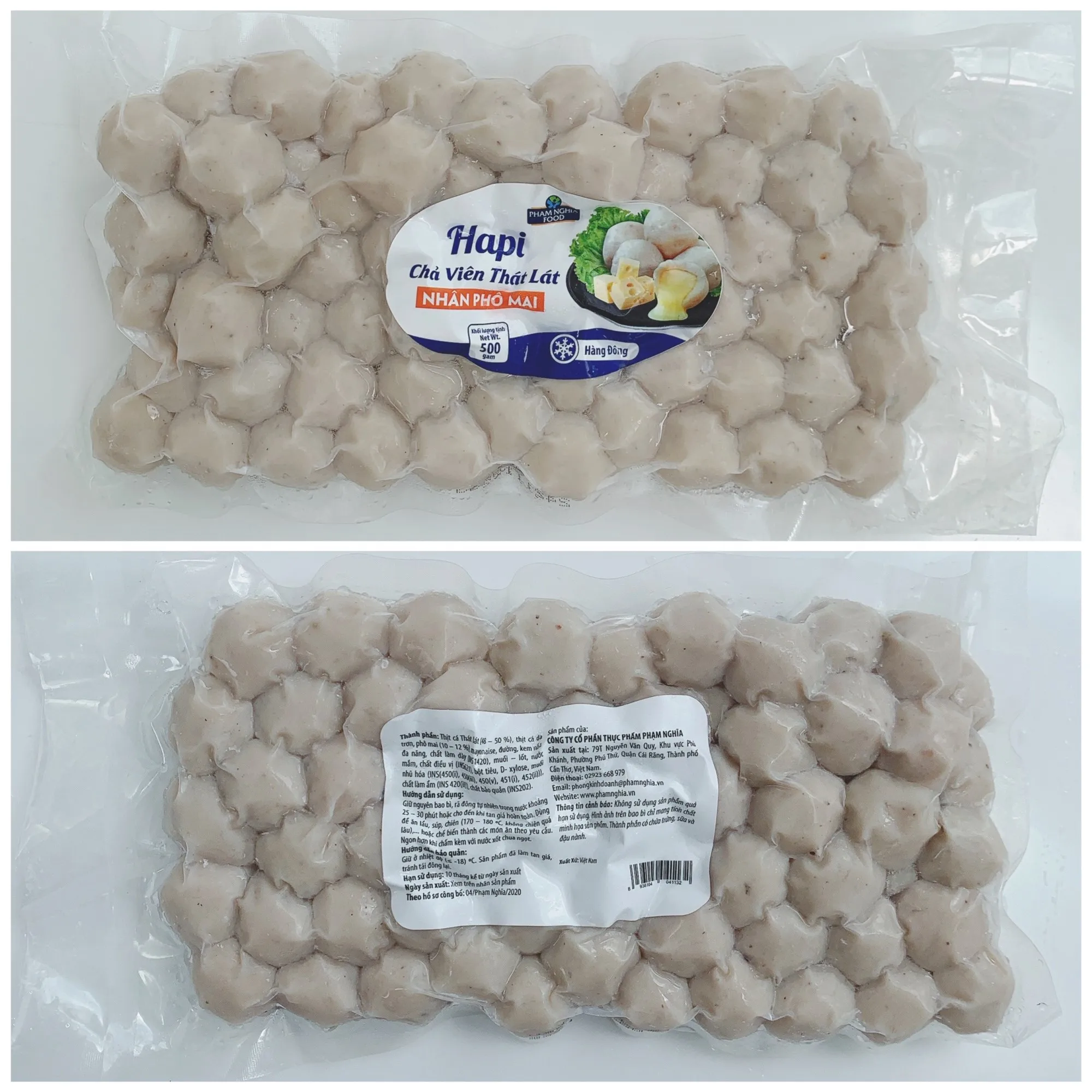 Chewy Frozen Small Instant Fish Balls Hapi Featherback Fish Balls With Cheese Spicy Bags Soft Box Style Storage Cool Packing