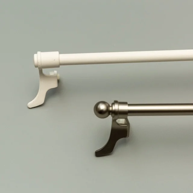 Eco-friendly Decor Curtain Poles Classic Europe Style Mini Extendable Curtain Cafe Rods