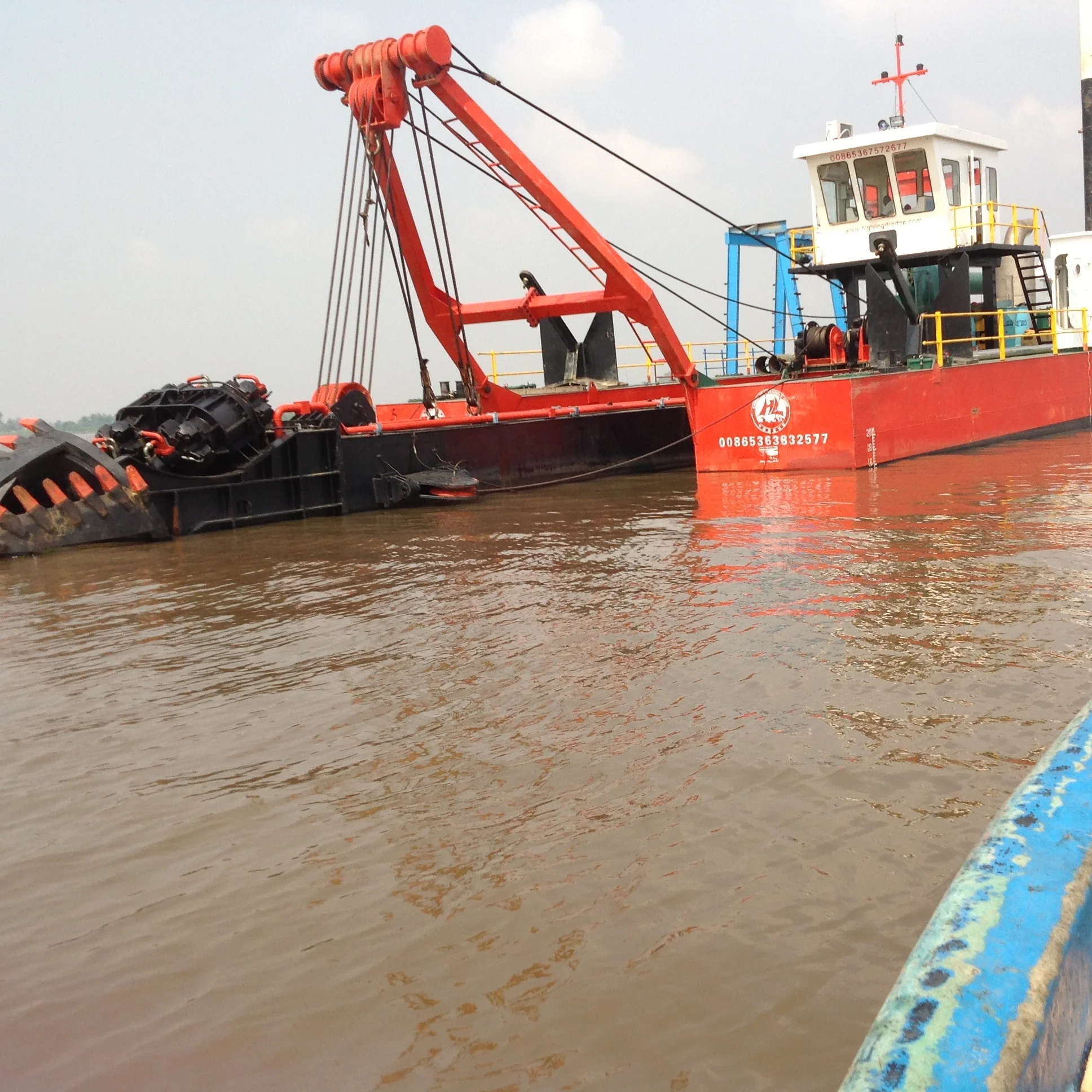 5500m3/h China Portable Small Sand Dredger River Sand Mining