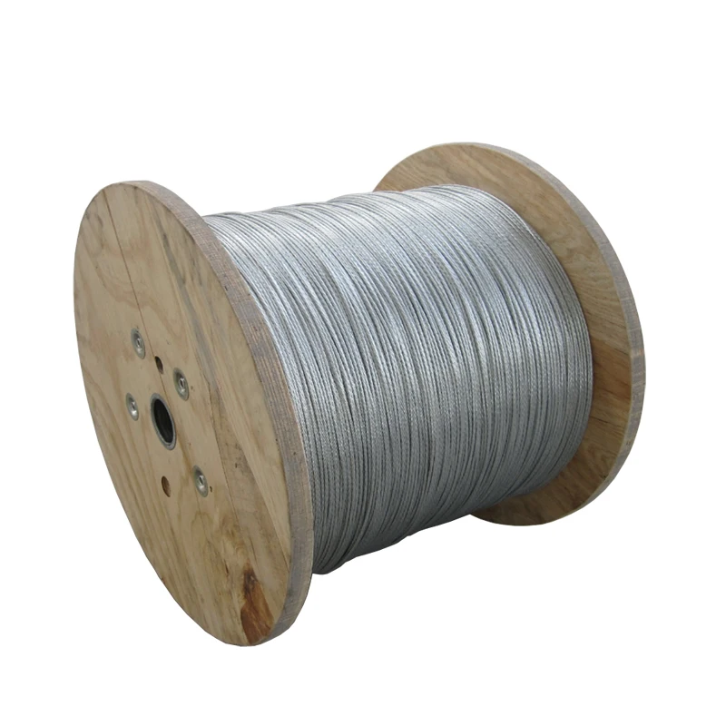 ASTM A475 steel cable stayed galvanized steel strand
