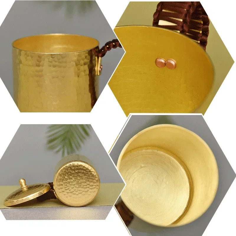 Premium Quality Moscow Mule Mug Hammered Cups Heavy Yellow Copper Rose Gold 100% Handcrafted Pure Solid Brass Mugs