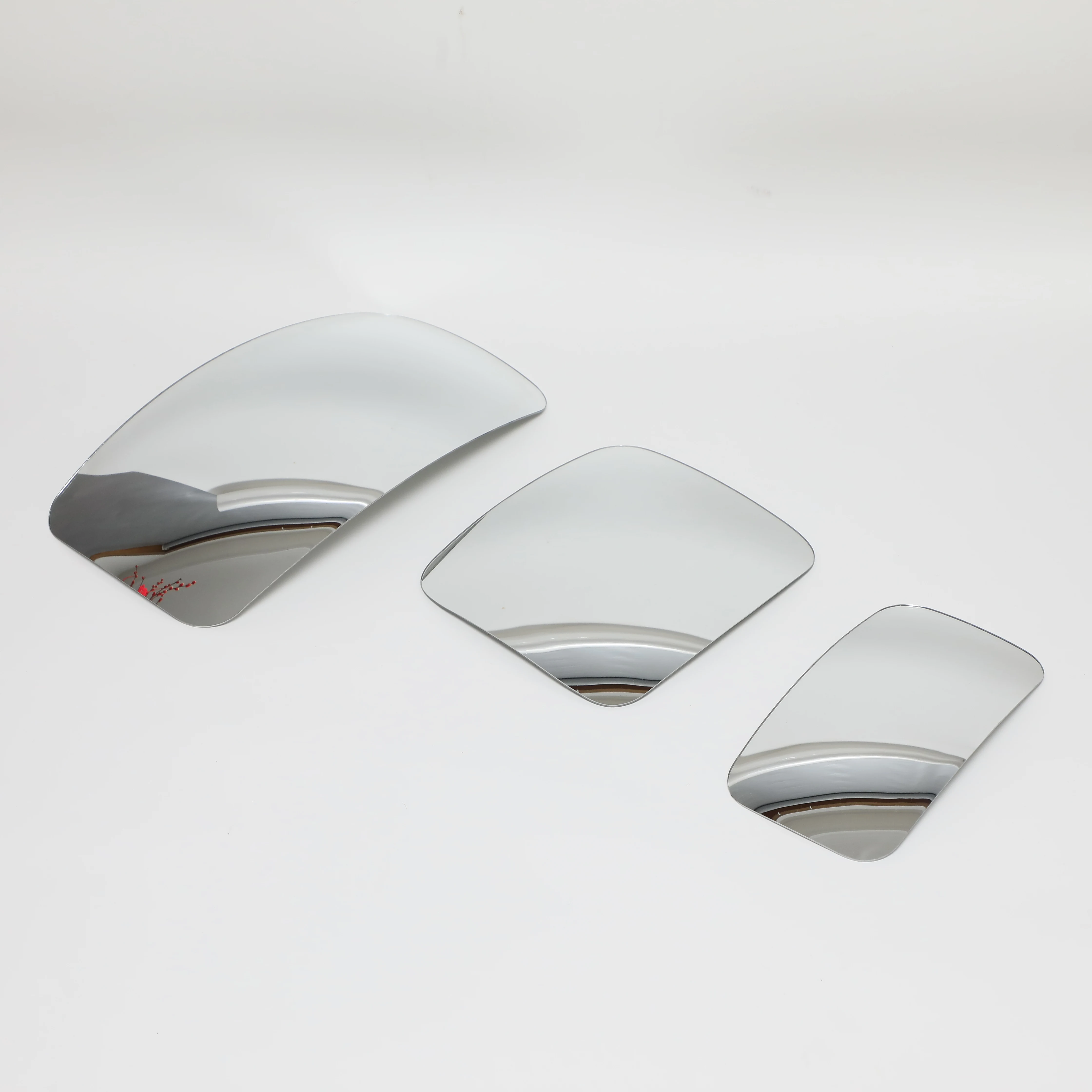 Auto Side Mirror Glass R1000,R600,1200,R1800  2.0MM 305*407mm Rear View Mirrors Glass