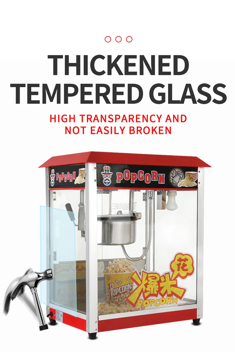 Commercial Popcorn Machine Popcorn Marker movie time snack making machine