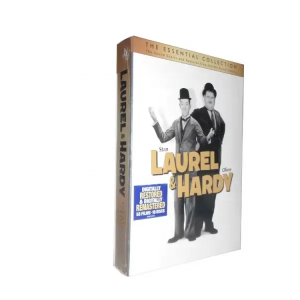 Коллекция фильмов dvd серия полная Laurel & Hardy 10DVD печатание дисков Заводская мультипликационная драма