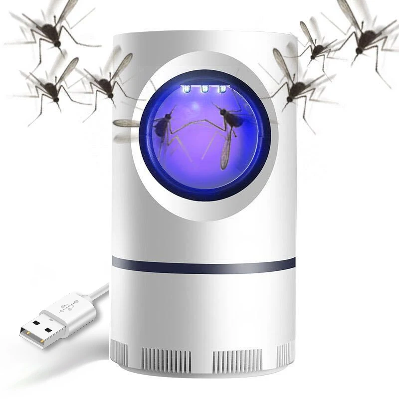 New USB Electric Mosquito Killer Lamp Home Indoor Silent Mosquito Repellent Rechargeable Outdoor Mosquito Killer