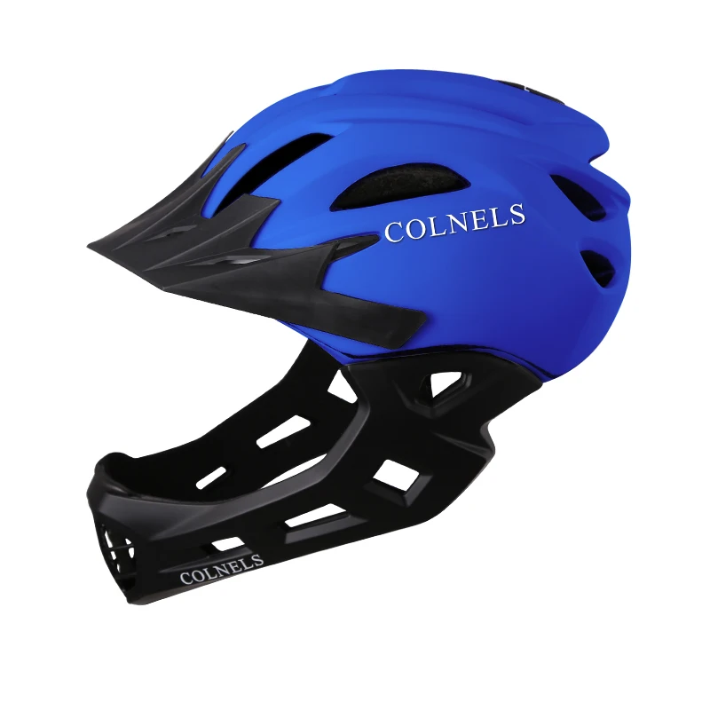 
EPS Foam Integrally Molded Downhill Bike Helmet Breathable 13 Air Vents Full Face Bike Helmet Protecting Chin Downhill Helmet 