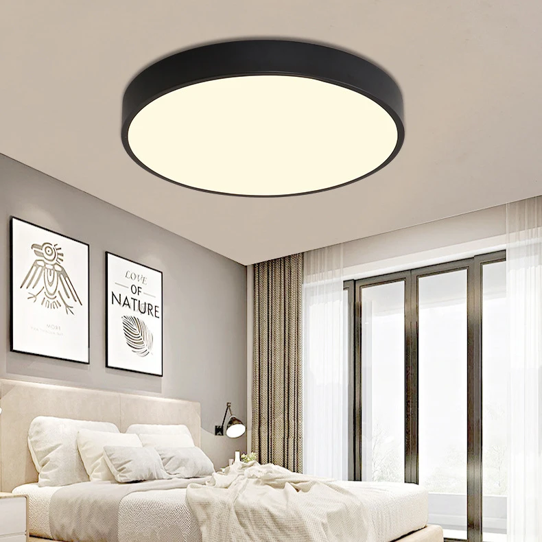 Hot Sales TUV SAA CB CE  Flush mount Modern living room round ceiling led lamp for bedroom house  home