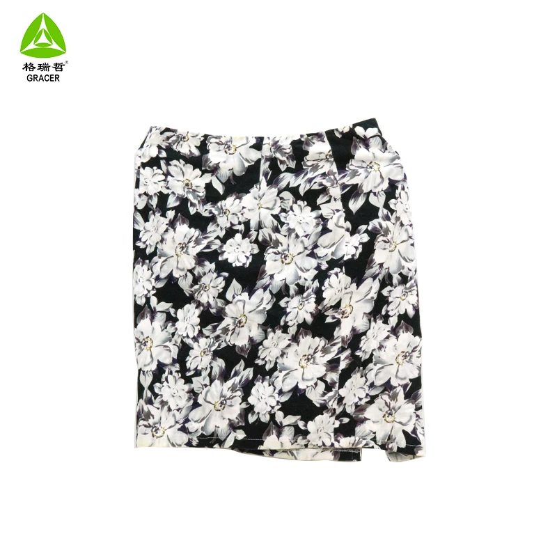 High Quality Vintage Apparel Bale Second Hand Clothing Ladies Cotton Skirt Used Clothing From Korea Bundle