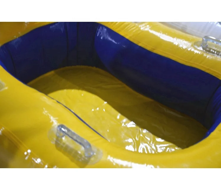 Cute Yellow Duck Kids Play Swim Pool Float Toy White Inflatable Pool Floating Island