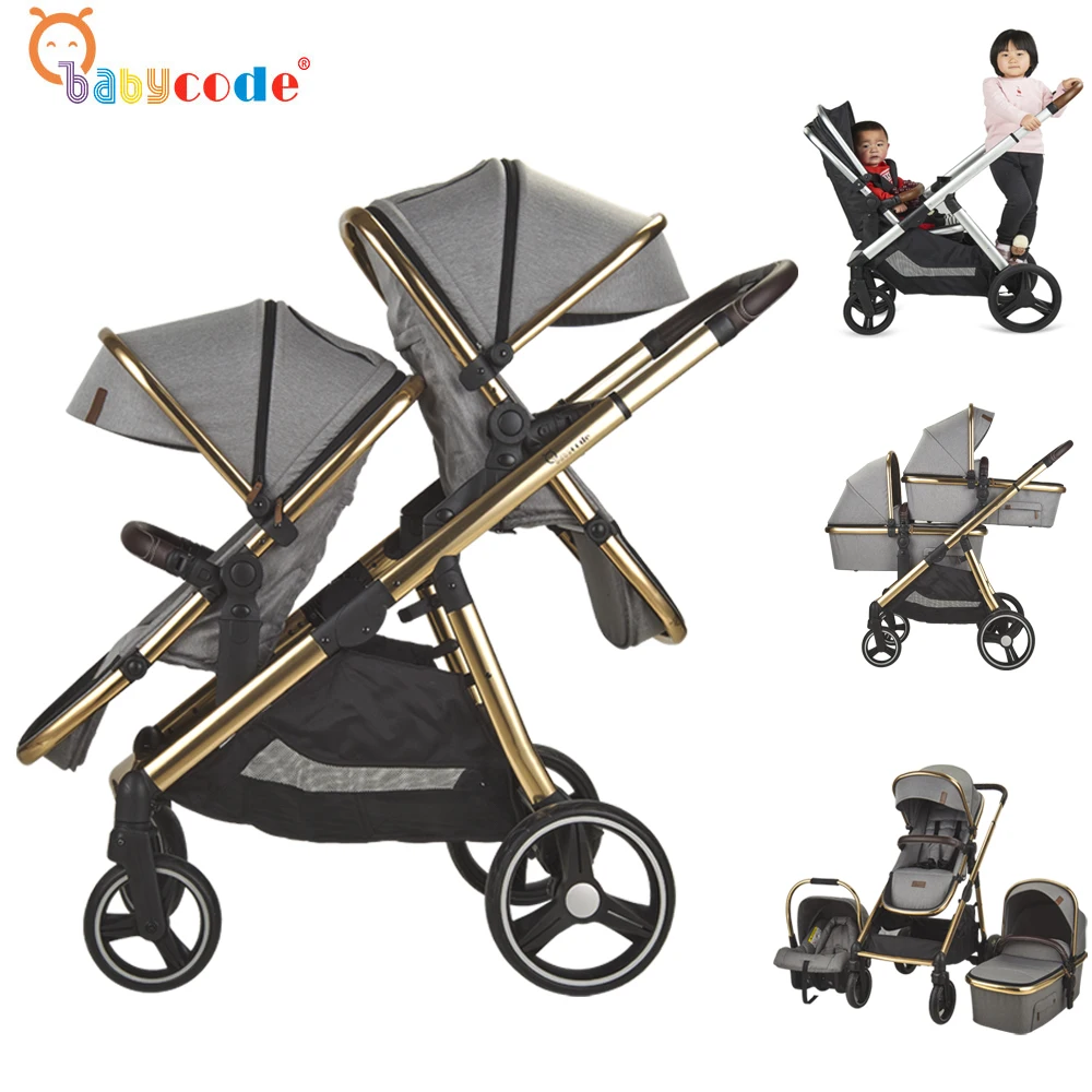 Double Baby Prams Extremely Popular Twin Strollers Factory Customized Kids Pushchair