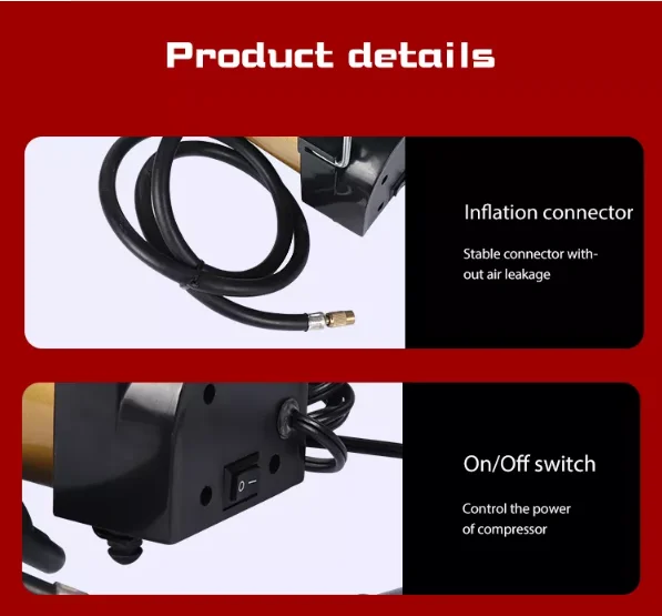 Digital Automatic Tire Inflators Powered Compressor Machine Portable Cheap Bike Kit 12v Air Pump Car Tyre Inflator