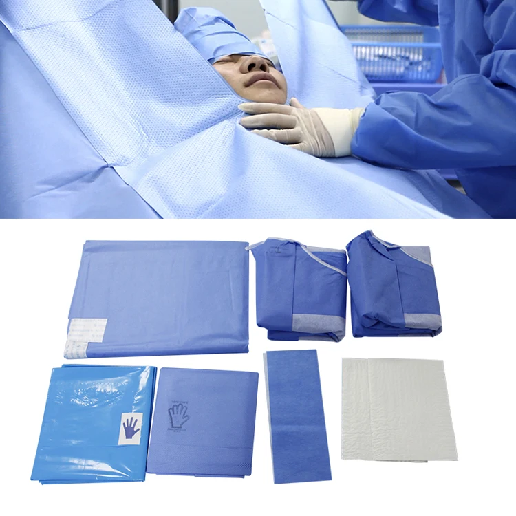 Guangzhou Customizable Surgical Pack Surgical Knee Arthroscopy Drape Pack For Extremity Patient Use