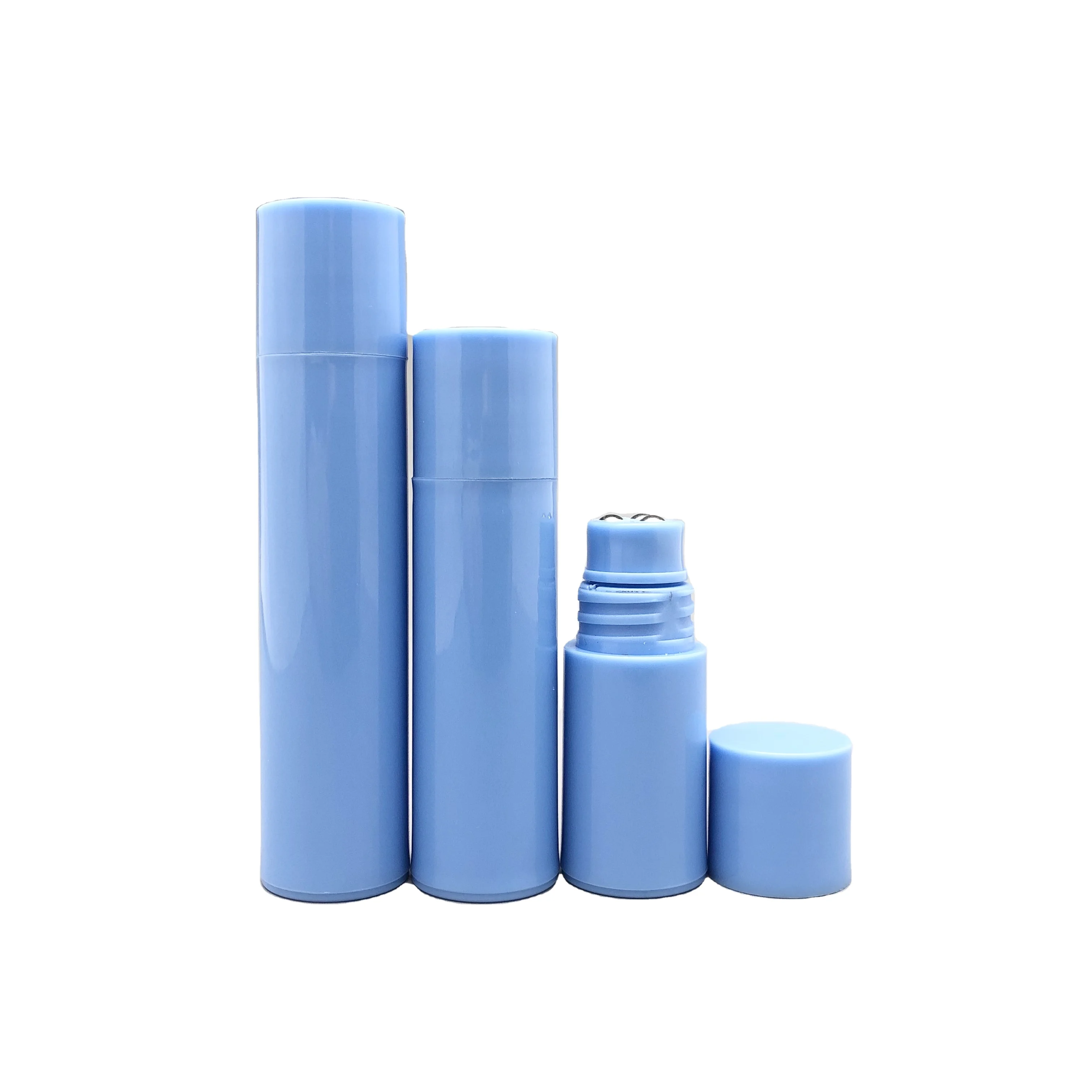 Высококачественная пластиковая роликовая бутылка 5/10/15 мл под заказ, упаковка для косметических средств, стальная шарикоподшипниковая бутылка для духов