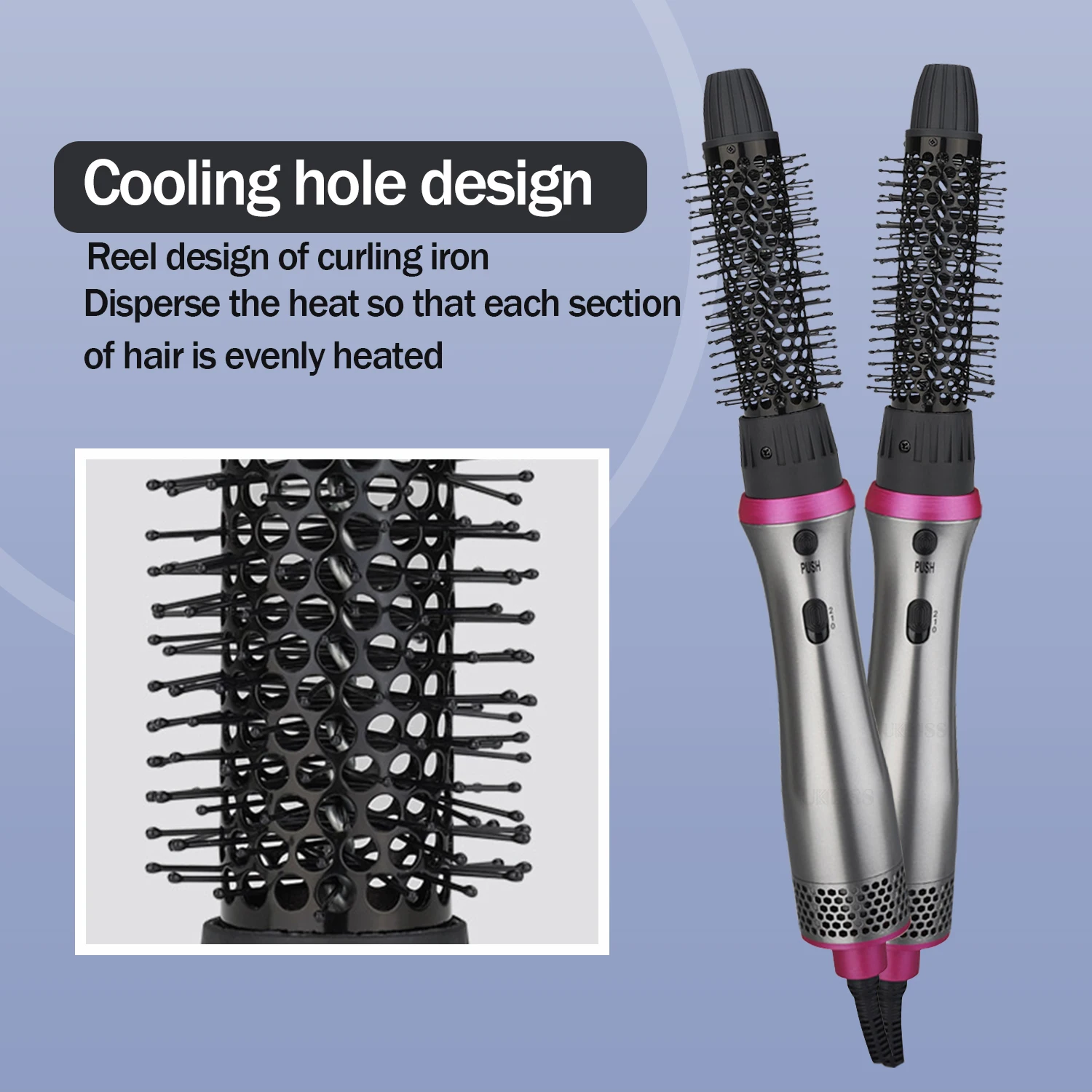  2021 Amazon Popular Hot Air Brush Hair Dryer Volumizer 5 in 1 volumizing hair dryer