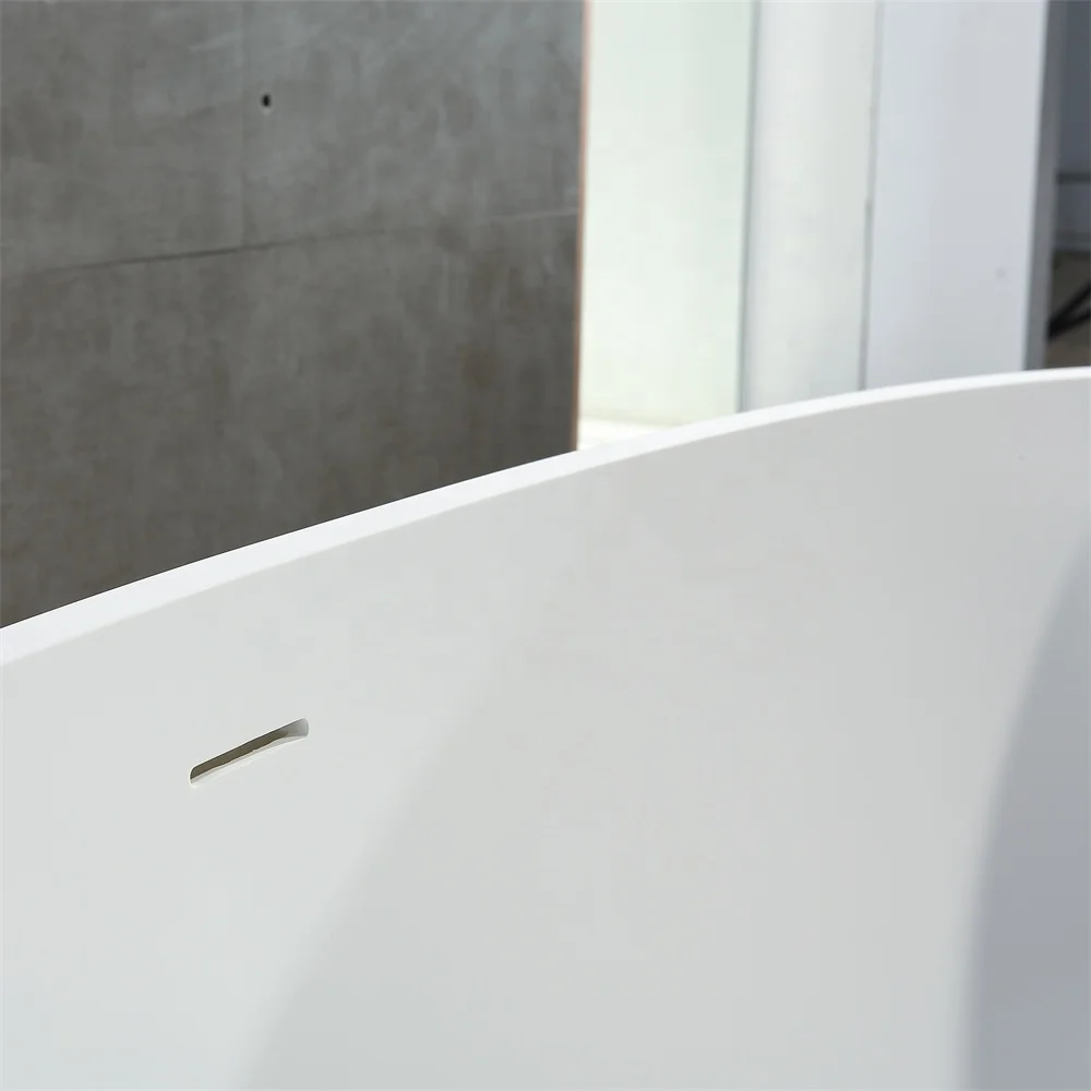 Customize Size Repairable CUPC Bath Tub Adult Luxury Soaking Solid Surface Freestanding Bathtubs
