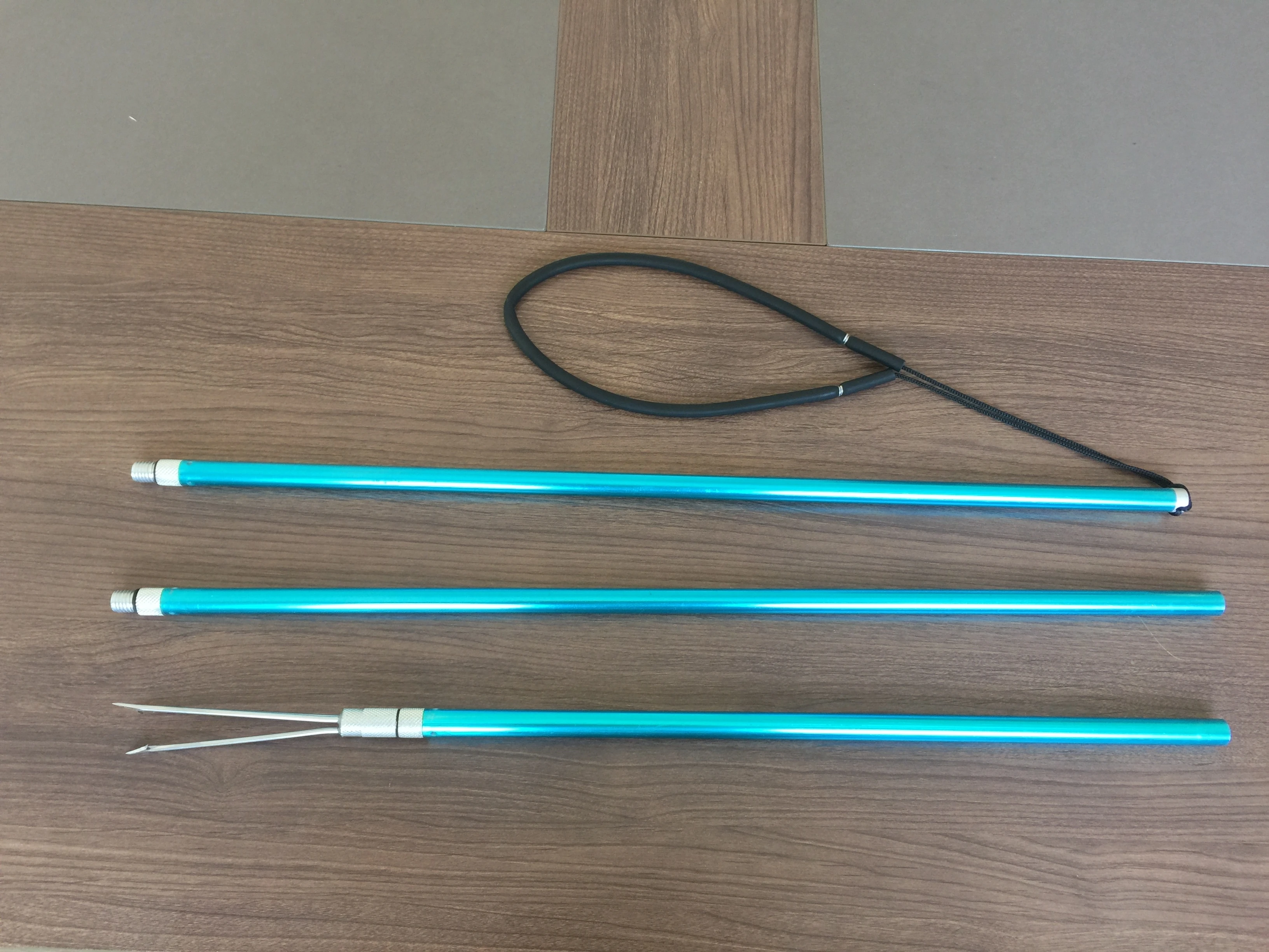 cheap OEM A-alloy fishing gig pole Sharp Head Hunting Fish Tools spearfishing equipment Barbs Diving Harpoon tip fishing Spears