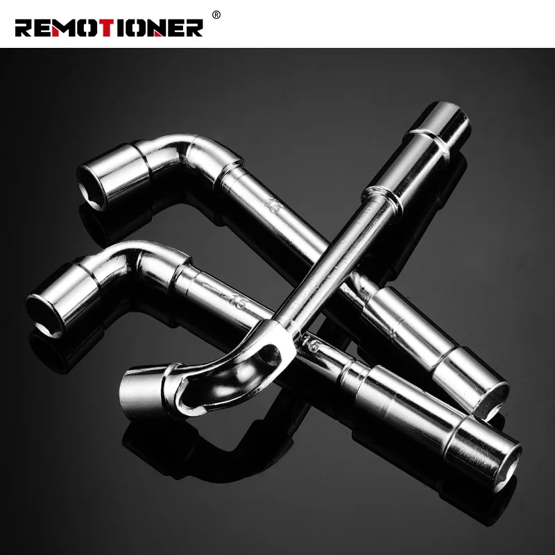 Wholesale 6-24mm L Type Double Ends Hex Socket Pierced Elbow Offset Wheel Nut Sockets Wrench