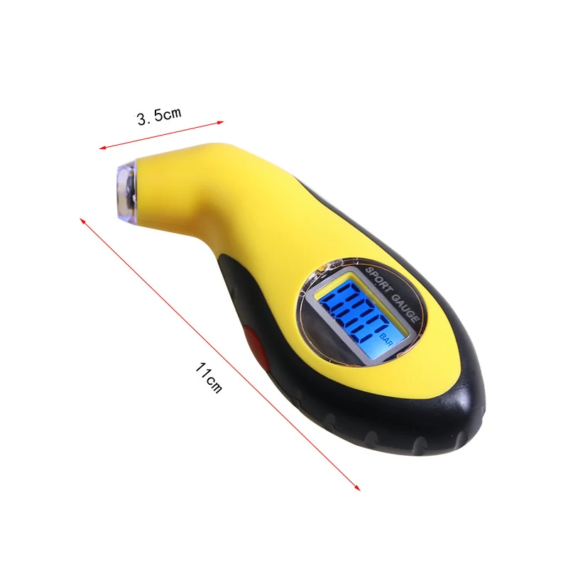 Universal  Mini luminant LCD digital screen display car vehicle tire tyre pressure gauge