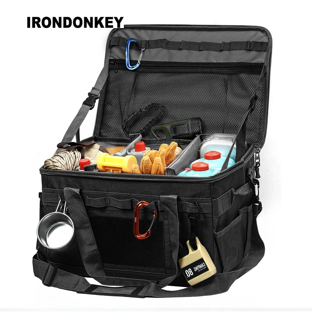 IRONDONKEY 30L45LOutdoor Oxford Cloth Handheld Multi functional Gas Tank Anti collision Bag Storage Picnic Bag Camping Equipment