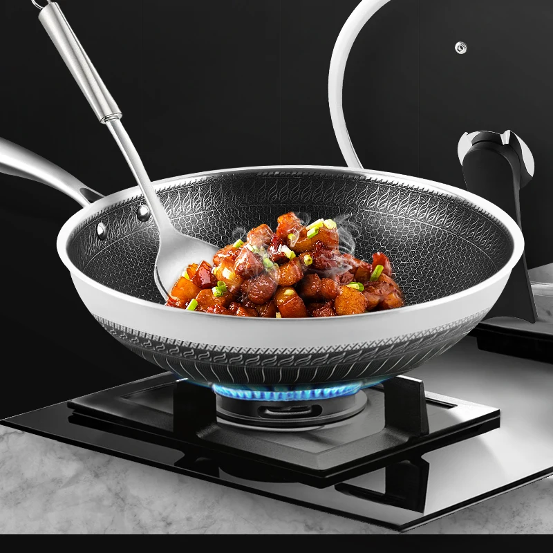 Latest Style Trending Advanced Kitchenware Pot Non Stick Cookware Wok