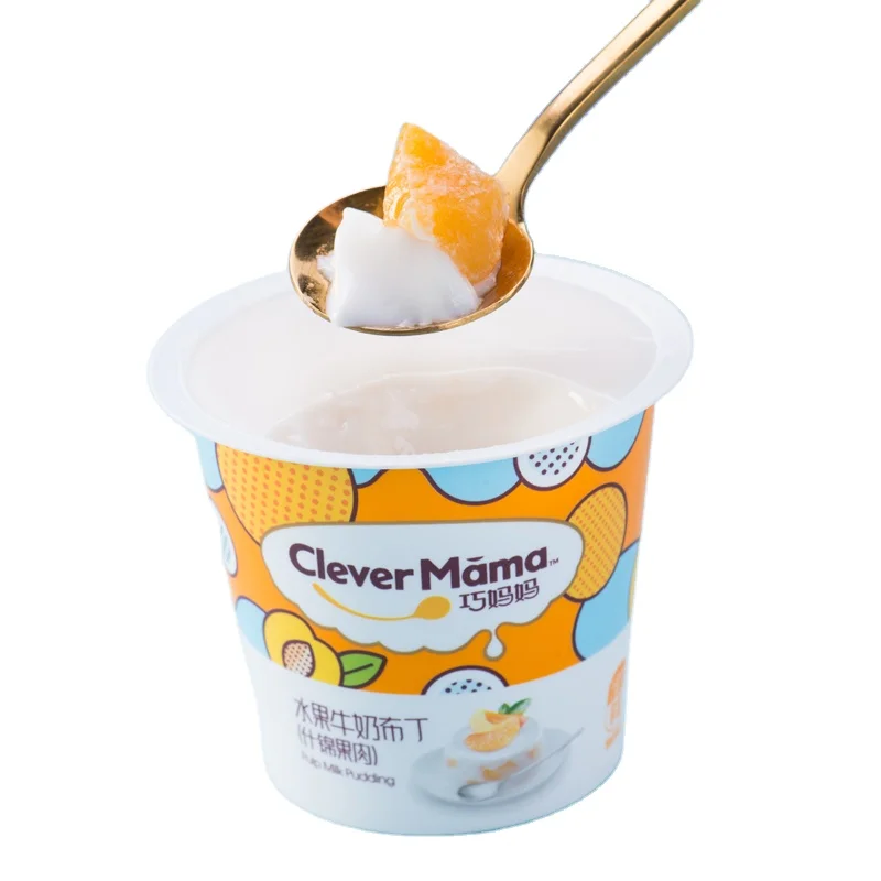 C MM 100 g Mix Fruit coconut Jelly Pudding Sweet Fruit pulp Milk Pudding Jelly  China Snacks