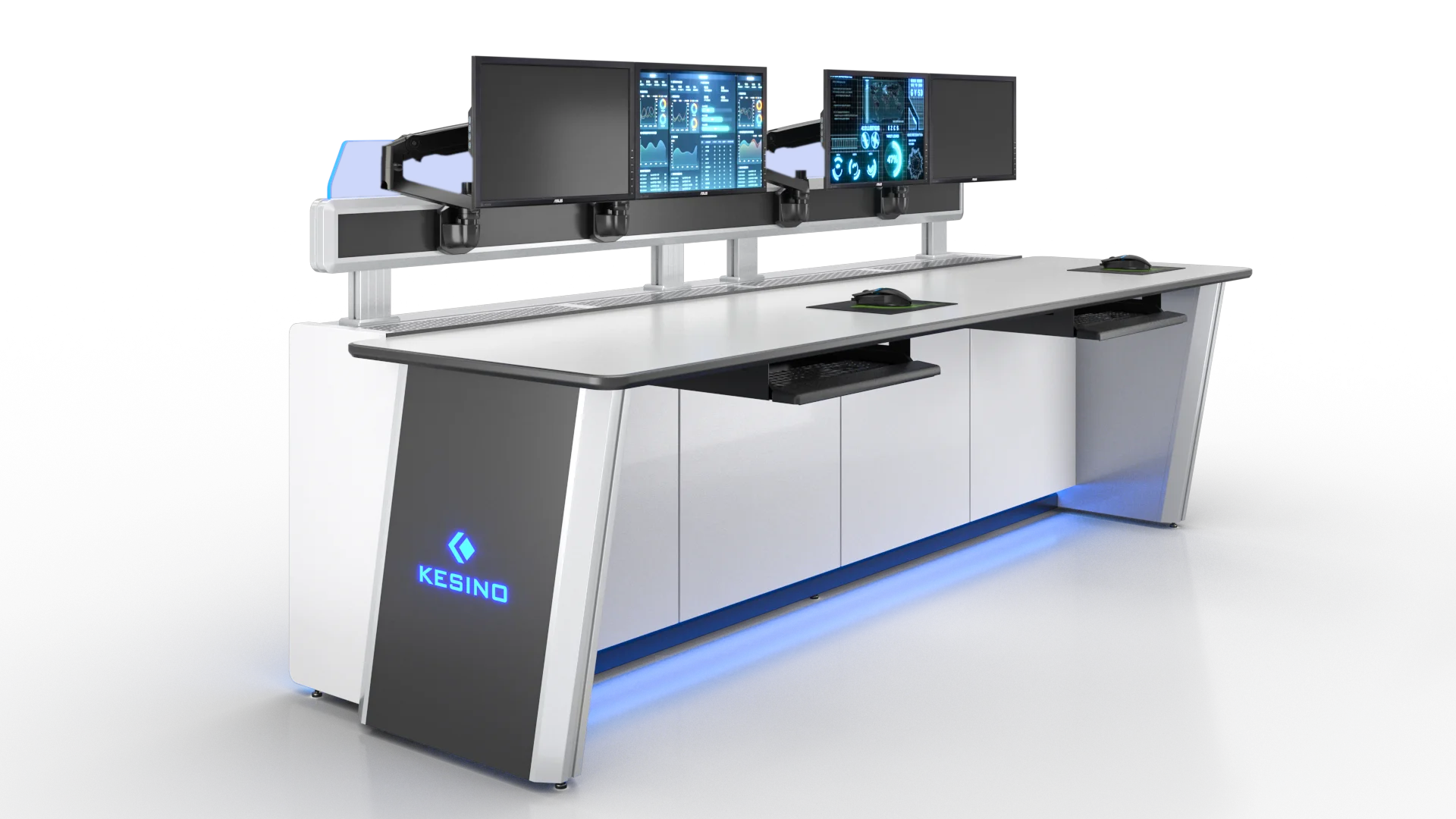 Kesino KCD-22 smart city сидеть/стенд рабочая станция диспетчерским пультом CCTV команды производитель диспетчерской консоли