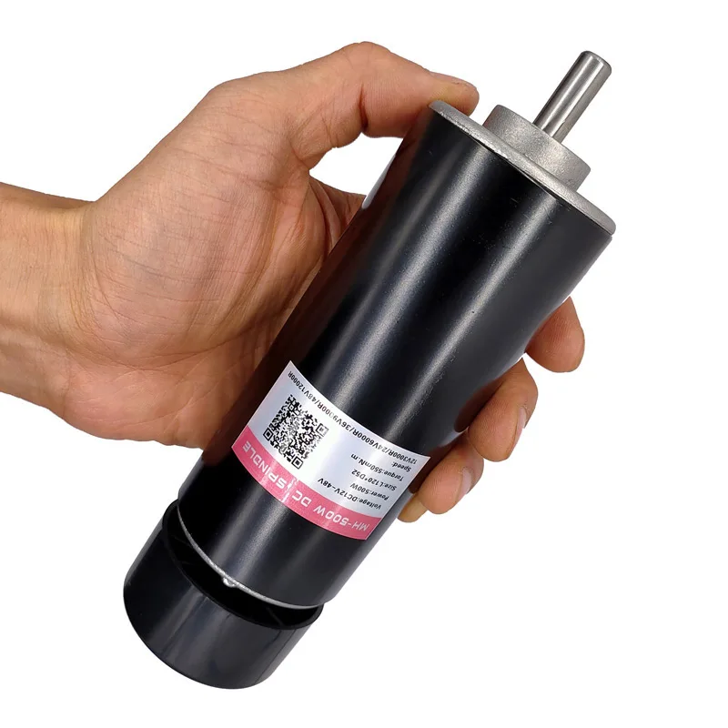500W air cooled spindle motor 48V ER11 chuck CNC 100V 0.5Kw Spindle motor for Engraving