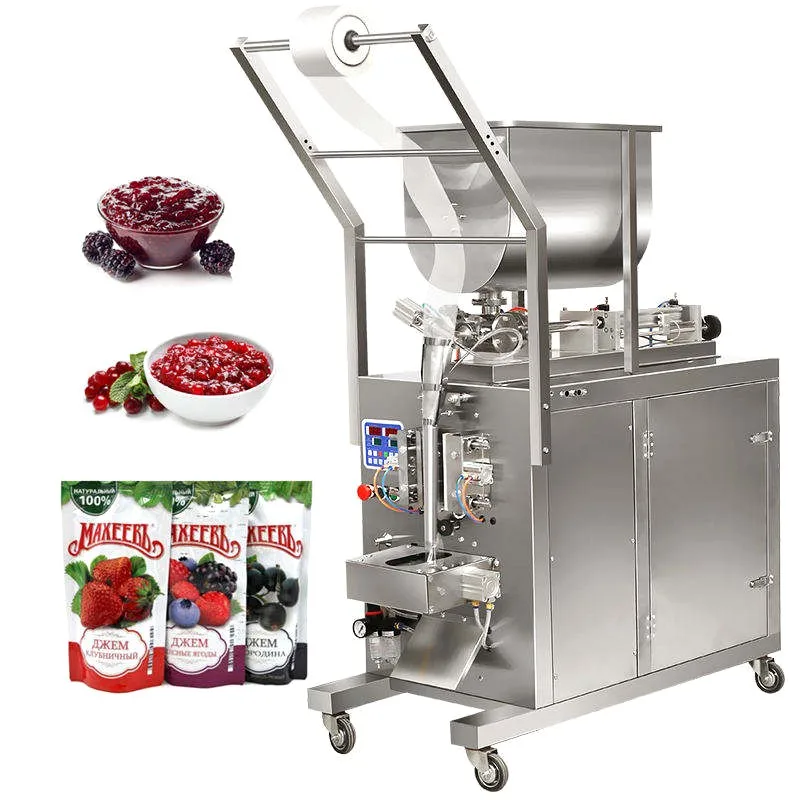 Automatic Vertical Molasses Filling Machine, 50G/150G/200G, for Coffee/Tomato Puree/Jam Sachet Packing
