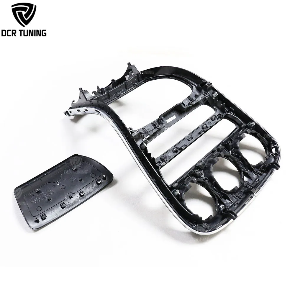 Carbon Fiber Interior Dashboard Trim for Mercedes Benz C Class W205 & AMG C63 C43 LCI 2019-2021 Without Clock Version