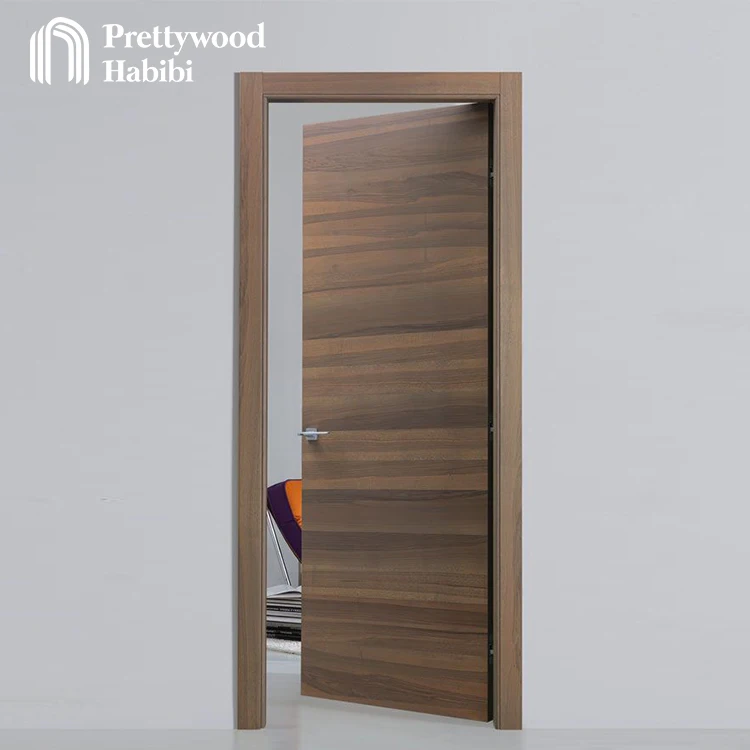 Новый дизайн индийская главная входная деревянная однодверная дверь Prettywood для спальни