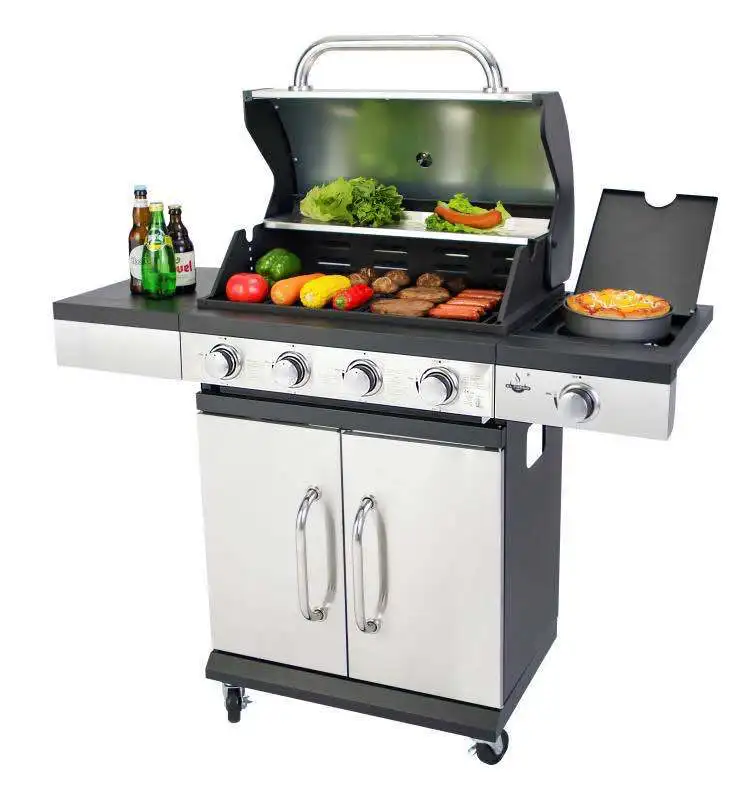 wholesale outdoor kitchen cabinets gas grill customized gas grill  American style camping  gas barbecue grill