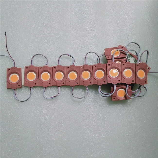 2,4 Вт IP68 DC12V розовый с чипом COB инъекционные светодиодные модули объектив Канал Буквы освещение светодиодный модуль