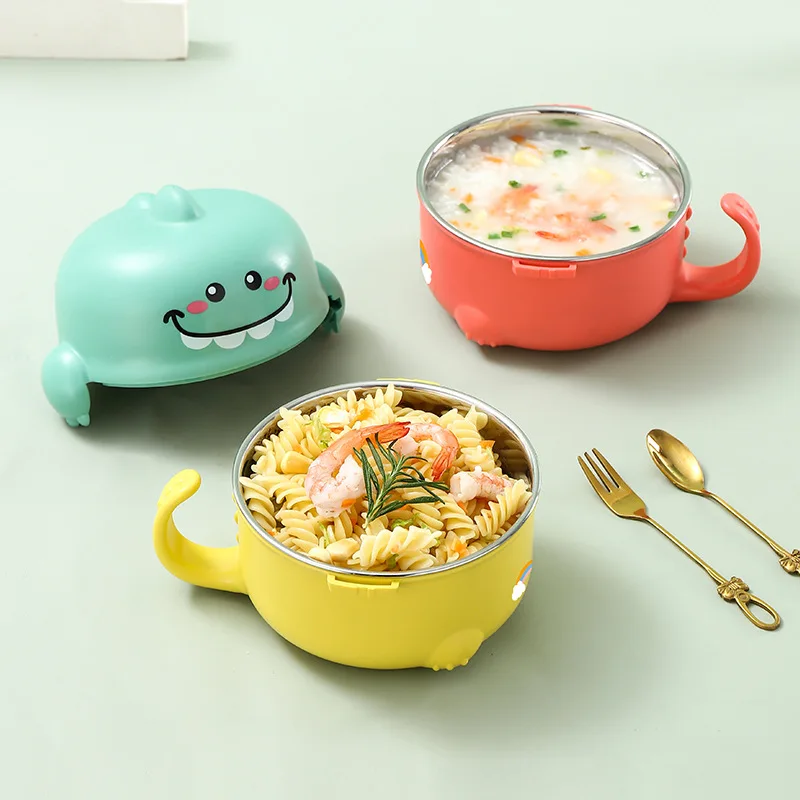 Hot or cold drinks cups with lids baby using food storage container Convenient carrying food grade cups
