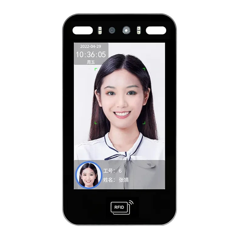Cloud and smart Phone APP Face RFID Card QR Code Access Control Machine with Video door phone intercom function