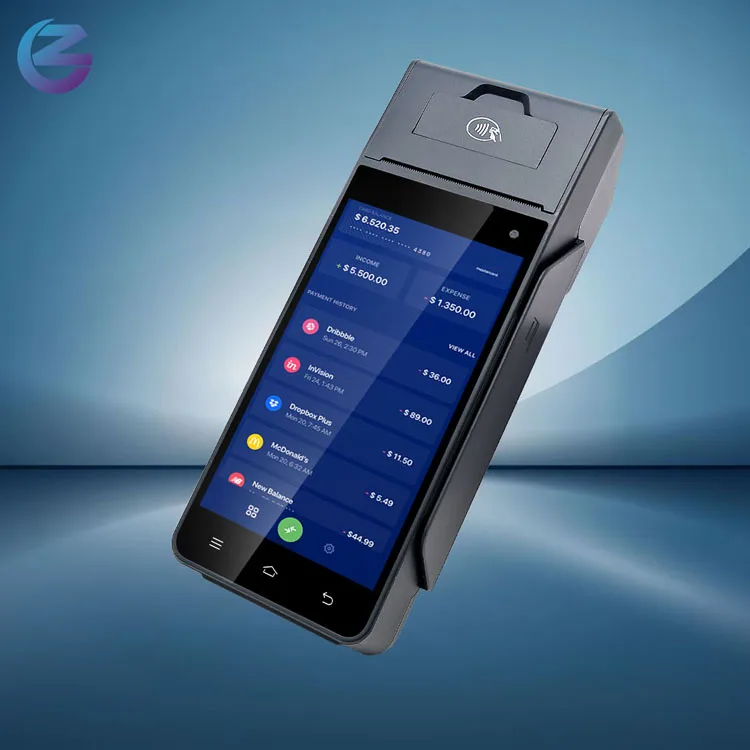 Z90 mobile pos with nfs and swipe point of sale system With Built-in Thermal Printer pda barcode scanner