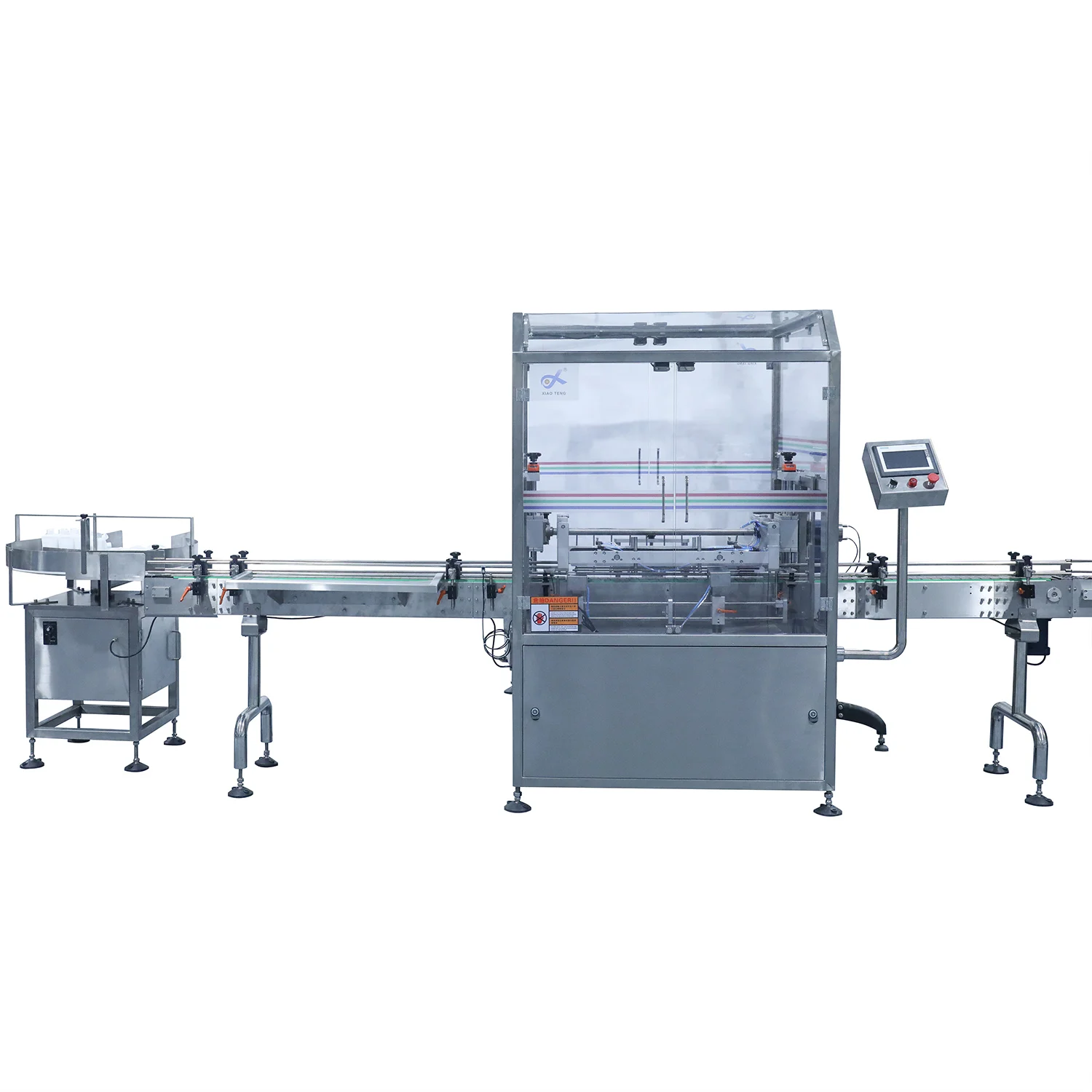 Filling Machine Automatic 6 head Glass Bottle Gas Washer For Slaes